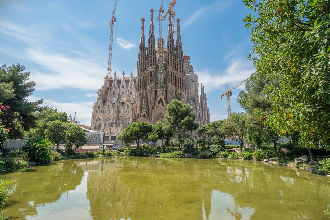 サグラダ・ファミリア全景 — バルセロナ